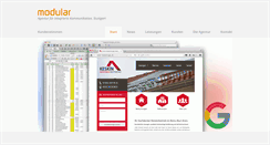 Desktop Screenshot of modular.de