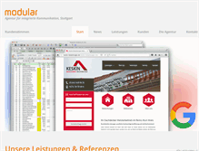 Tablet Screenshot of modular.de